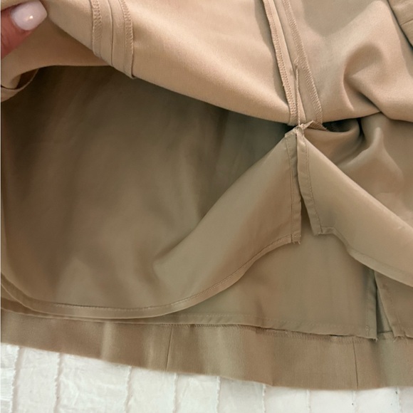 Calvin Klein Women's Tan A-Line Midi Skirt Size 4 - Picture 6 of 7